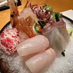 みえ田 - ボタン海老、あずきはた、松川カレイ