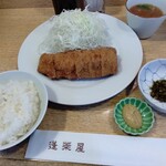 蓬莱屋 - ヒレカツ定食
