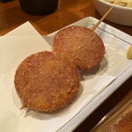 焼鳥 八朔 - 雲仙ハムカツは、自分にはちょっとジューシー過ぎでした