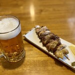 たたみ家 - バラ身串とノンアルコールビール