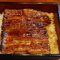 日本料理 梅林 - お重がデカイので鰻が小さくみえますが鰻大きいです