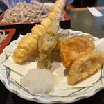 和食 柊 - 天ぷらアップ
