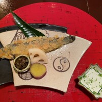 すし青柳 - 鮎のカツレツ