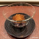 御料理 寺沢 - 天然あみ茸に霙卸しといくら