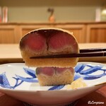 御料理 寺沢 - 鯖の棒ずし