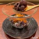 御料理 寺沢 - 天然あみ茸に霙卸しといくら