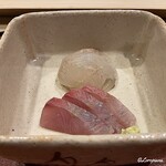 御料理 寺沢 - 眞子鰈と間八の造り