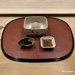 御料理 寺沢 - 眞子鰈と間八の造り