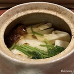 御料理 寺沢 - 松茸の土瓶蒸し