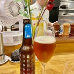 渡辺料理店 - 今宵はマダムお勧めの京都木津川ことことビールでスタート