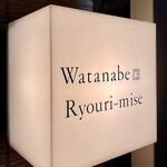 Watanabe Ryouri-mise - 門仲の裏路地にこの看板が見えてくるとワクワクします