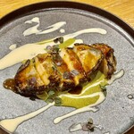 渡辺料理店 - 蝦夷鮑のステーキを肝ソースでいただくのは至福です