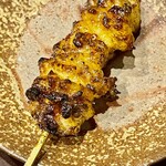 酒亭 田中 - 焼鳥はなぜか追加したおたふくからｗ　焦げ臭いよ