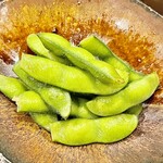 酒亭 田中 - 新潟産の大粒枝豆味匠を出汁醤油で漬けた