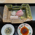 澤田 - お造り：イサキ (1.8kg 2日寝かせ) 太刀魚の棒造り