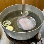 澤田 - 鱧の湯引き