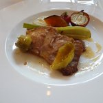 オ・プレチェネッラ - メイン（おいも豚）