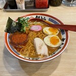 Ooi Ta Ramen Gin Tora - 大分らーめん　銀とら　光吉総本店　赤辛味玉らーめん　唐辛子麺