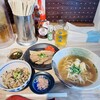 沖縄そば ひがや - 料理写真:期間限定　ありがとうセット1000円　お肉の種類は日替り。この日は三枚肉♪