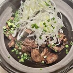 Toriyaki Hajime - 鶏モツ味噌炒め　西京焼とは違って甘味が強くこれはこれで大変美味しい