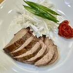 かつぎや - 自家製の叉焼はあったらラッキー　1週間くらい寝かせて完成らしい