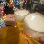 立川やきとん - ビールで乾杯！
                                
                                サッポロ黒生が飲める店です。