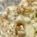 かつぎや - 濃厚なのにキレが良いマヨネーズソース　鶏がらスープで伸ばすらしいけどそれ以上は企業秘密ですｗ