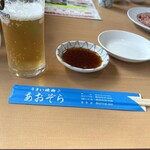 あおぞら 沼田店 - とりあえずビール乾杯