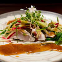 銀座 くらはし hanare - 鰆の焼き霜、 和風ドレッシングのソース