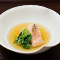 銀座 くらはし hanare - 甘鯛の酒蒸し 蕪の含め煮