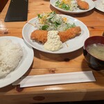 味工房 - シーフードランチ（サーモンフライ） 700円