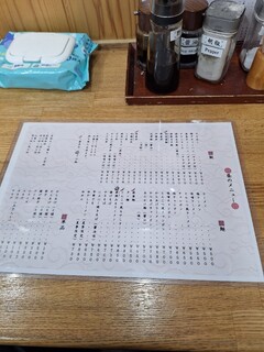 中華飯店 ごくう - メニュー