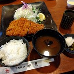 とんかつ 水龍 - 上ロースカツ定食