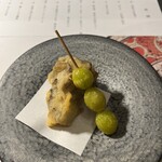 zawashimbaijouetsuyasuda - 銀杏と舞茸　米粉揚げ