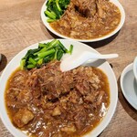 Aichun - 牛バラ肉ご飯　お肉増量（サービス）
