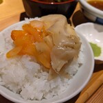 天よし - 無料のイカ明太とガリだけでもご飯食べれるぞ