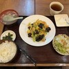 Ryuu Ryuu -  豚肉とキクラゲの卵炒め定食全景
