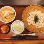 Kineya - 親子丼定食 ( ざるうどん  )