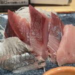 魚がし食堂　中央市場店 - 刺身とミックスフライ定食(ご飯大) 1250円