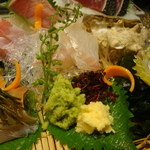 独楽 - 本日の地鮮魚５種盛り合わせ 
            
