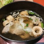 ビフテキ重・肉飯 ロマン亭 - 肉吸い