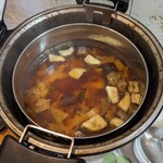 かおりカフェ - 具だくさんの味噌汁も食べ放題♪