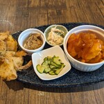 かおりカフェ - ワンプレート（エビのフリッター）♪