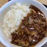 吉野家 - 肉だく牛ハヤシライス　(ご飯増量)
