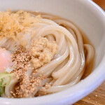 トウキョウサンフラワーイイダバシ - ぶっかけ・冷@税込430円＋温玉＠税込100円