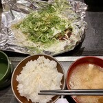 福えびす - ハンバーグ定食　ネギ塩