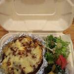 ごはん Cafe うさぎのしっぽ - テイクアウトランチBOX　チーズ焼きカレー　￥７５０