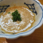 日本橋橘町　都寿司 - カワハギ、肝醤油で2