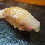 日本橋橘町　都寿司 - 真鯛握り