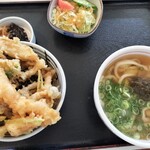 Tsuruten - うどん＆ミニ丼セット 770円